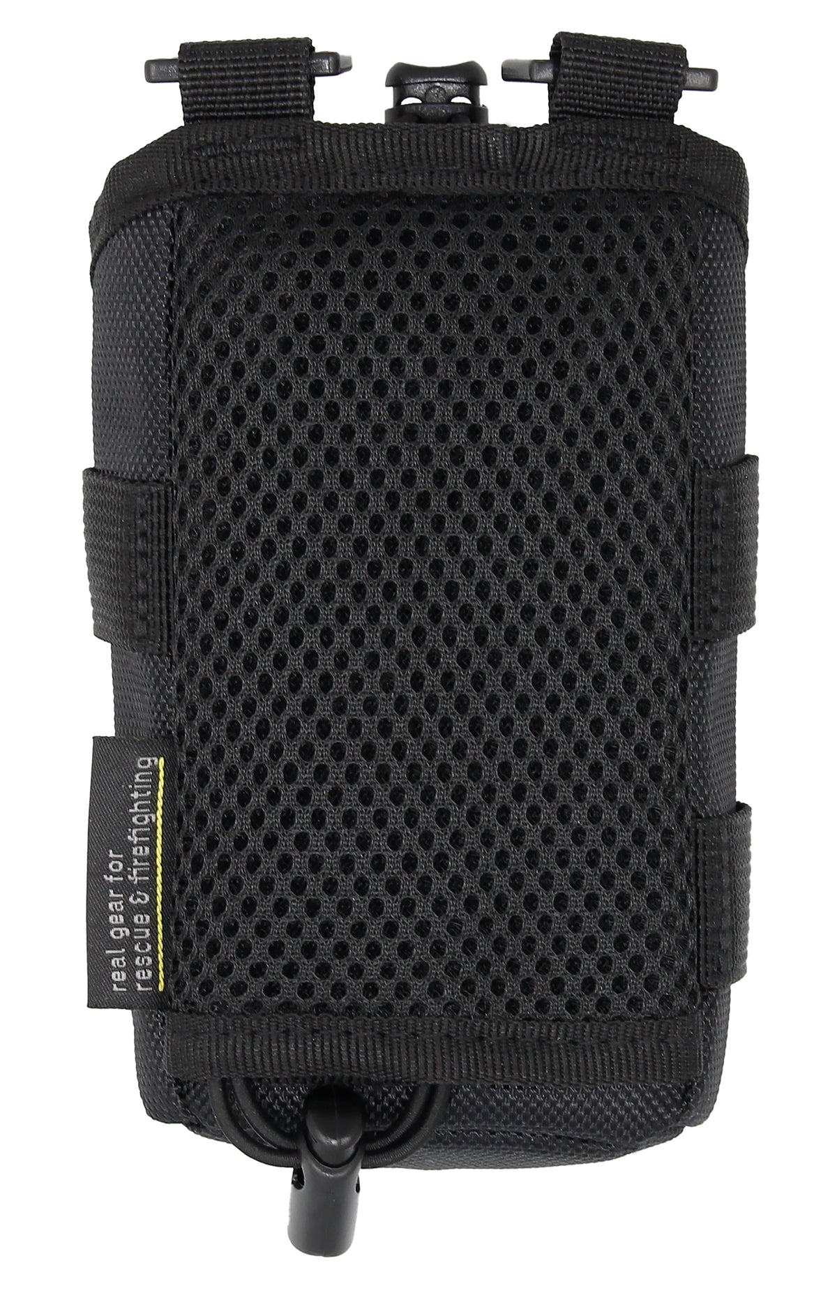 TEE-UU CHANNEL Funkgeräteholster Schwarz - Rückseite mit atmungsaktivem Mesh-Gewebe - imagen 3