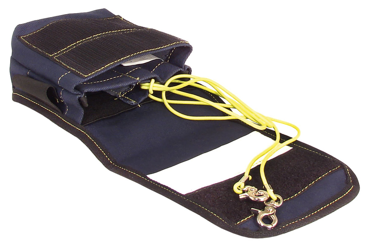 TEE-UU PROFI Holster Blau - Rückseite leer mit Vario-Doppelschlaufen
