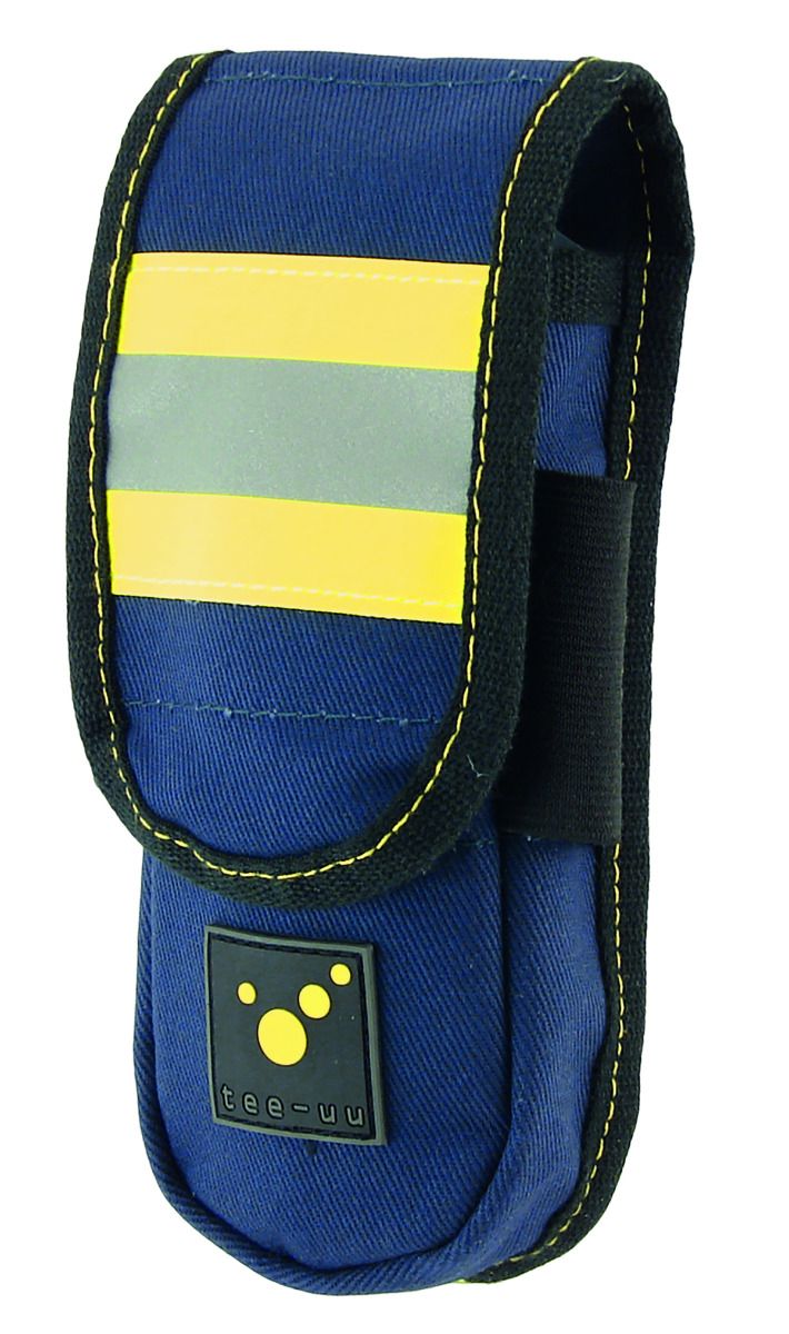 TEE-UU MICRO Holster Blau - Rückseite Detailansicht Befestigung