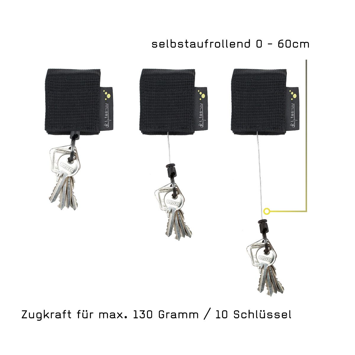 TEE-UU REWIND Schlüsselhalter für BLACK und QUICK Koppel - imagen 4