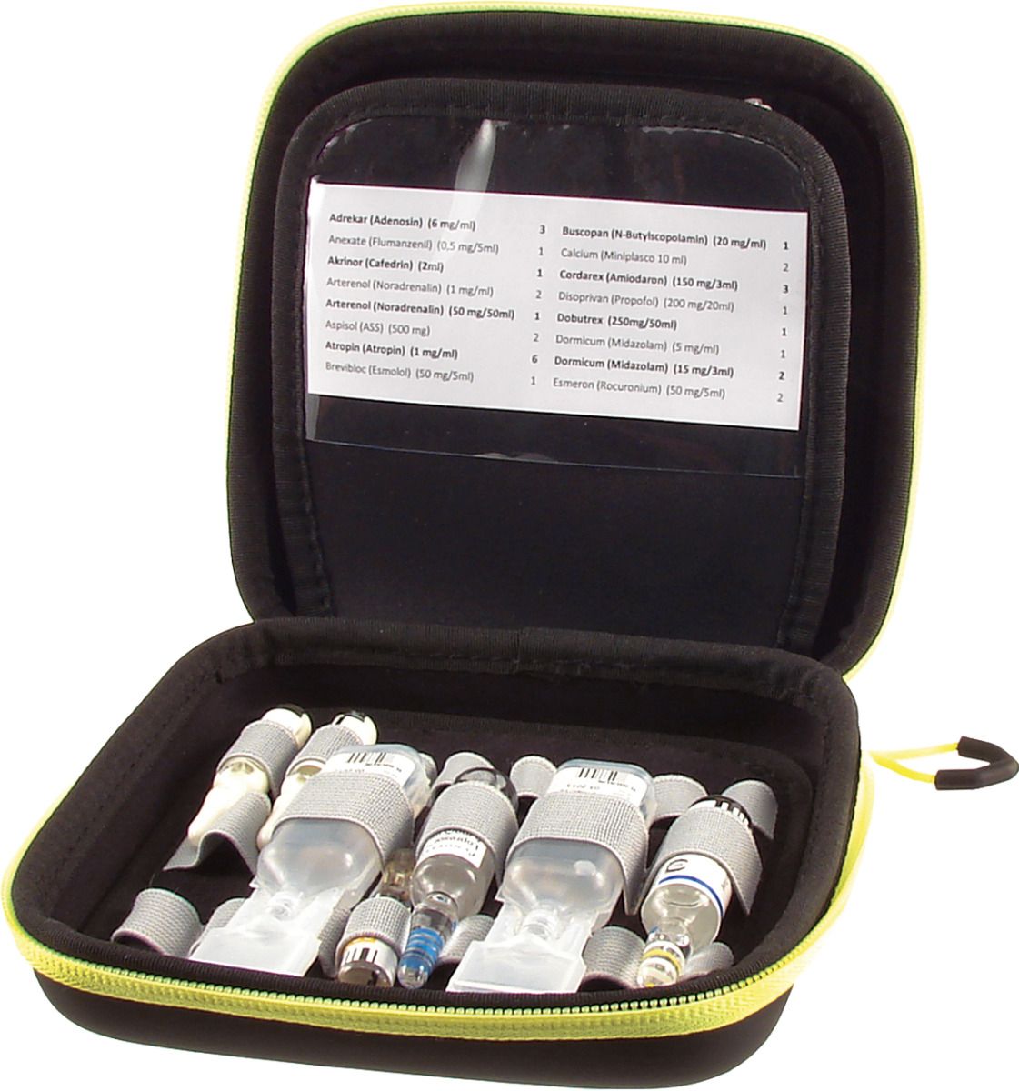 TEE-UU AMPUSAFE XL Ampullarium Schwarz - Geöffnet leer Innenaufteilung - imagen 22