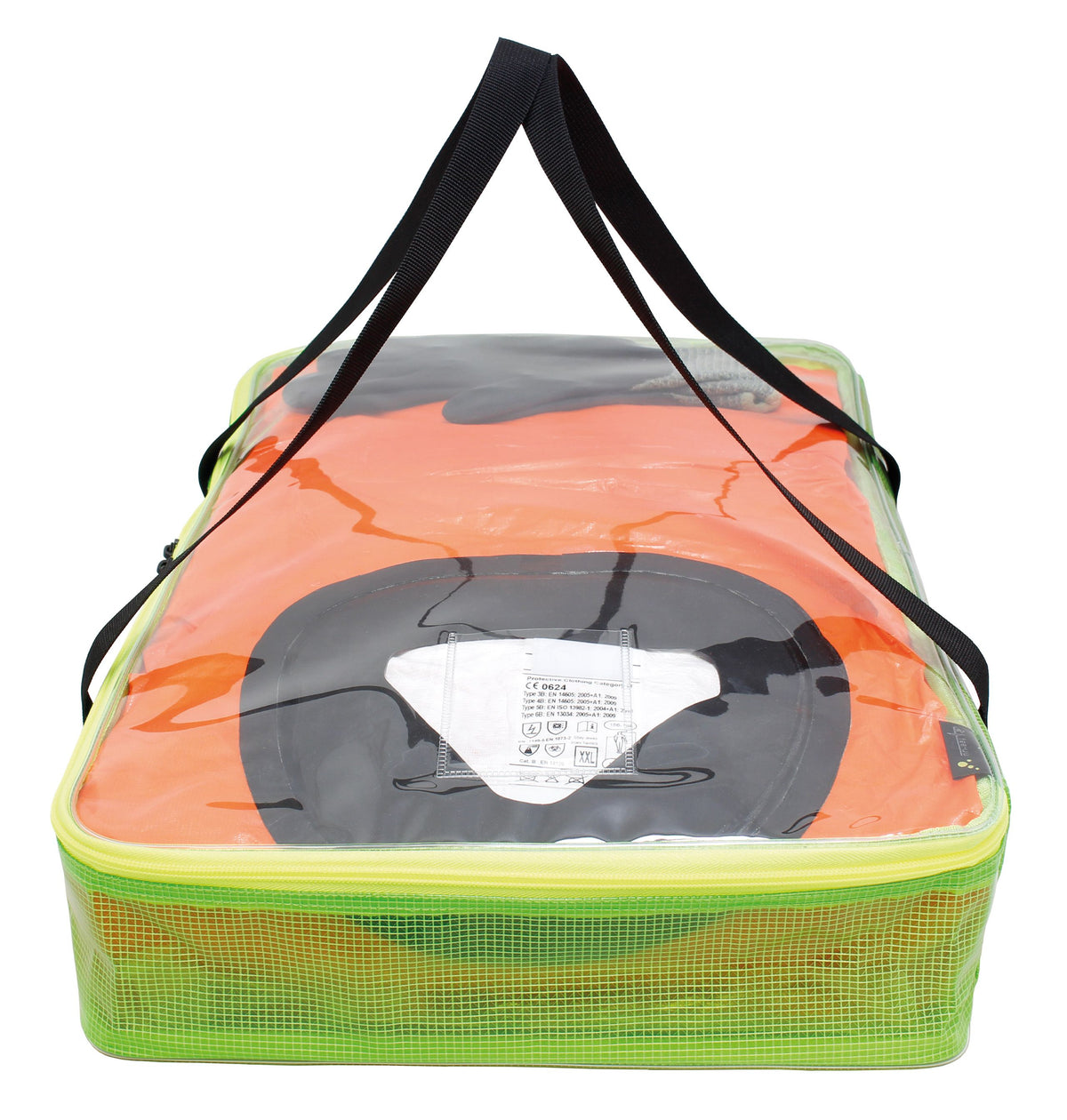 TEE-UU EURO Modultasche S/L - TEE-UU EURO Modultasche S transparent mit orangefarbenem Einsatz und schwarzen Griffen. - 3155-1500 - imagen 15