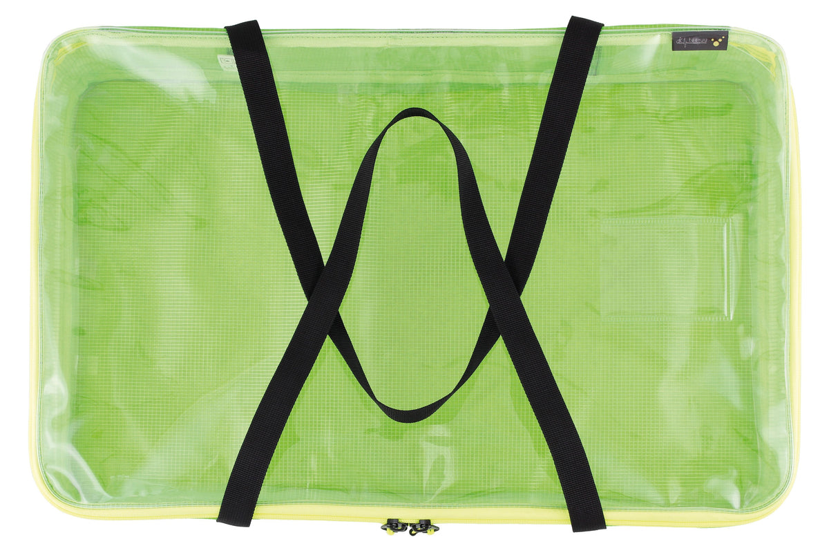 TEE-UU EURO Modultasche S/L - TEEE-UU Modultasche S in transparentem Plastik mit grünem Innenfach und schwarzen Trageriemen. - 3155-1500 - imagen 16
