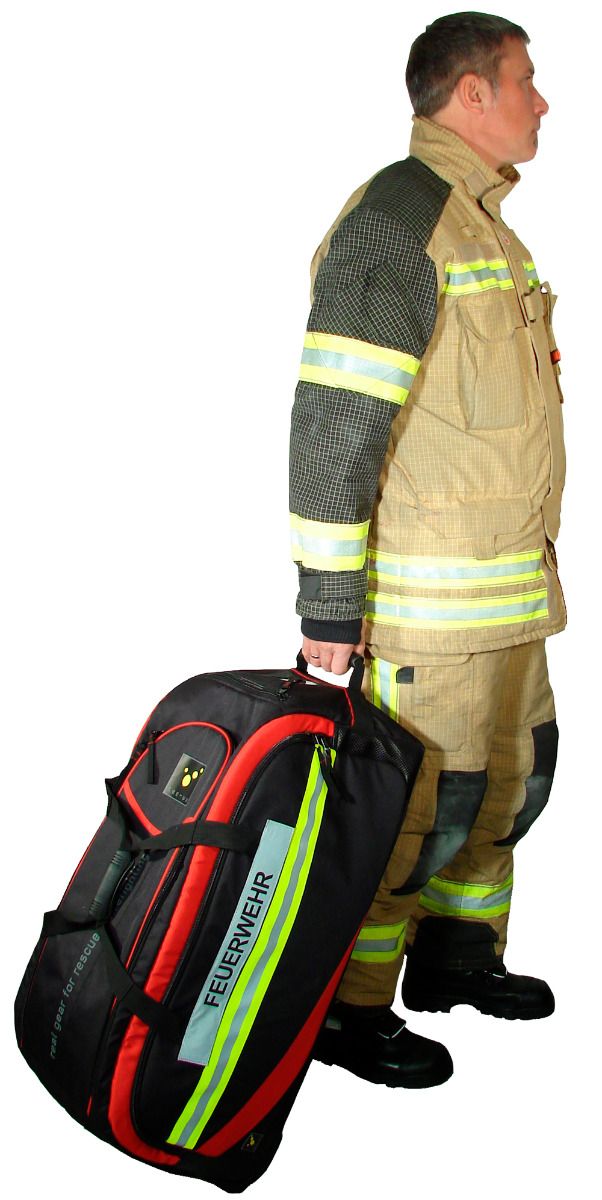 TEE-UU TROLLEYBAG im Einsatz Feuerwehr - Mit FEUERWEHR Reflexstreifen - imagen 5