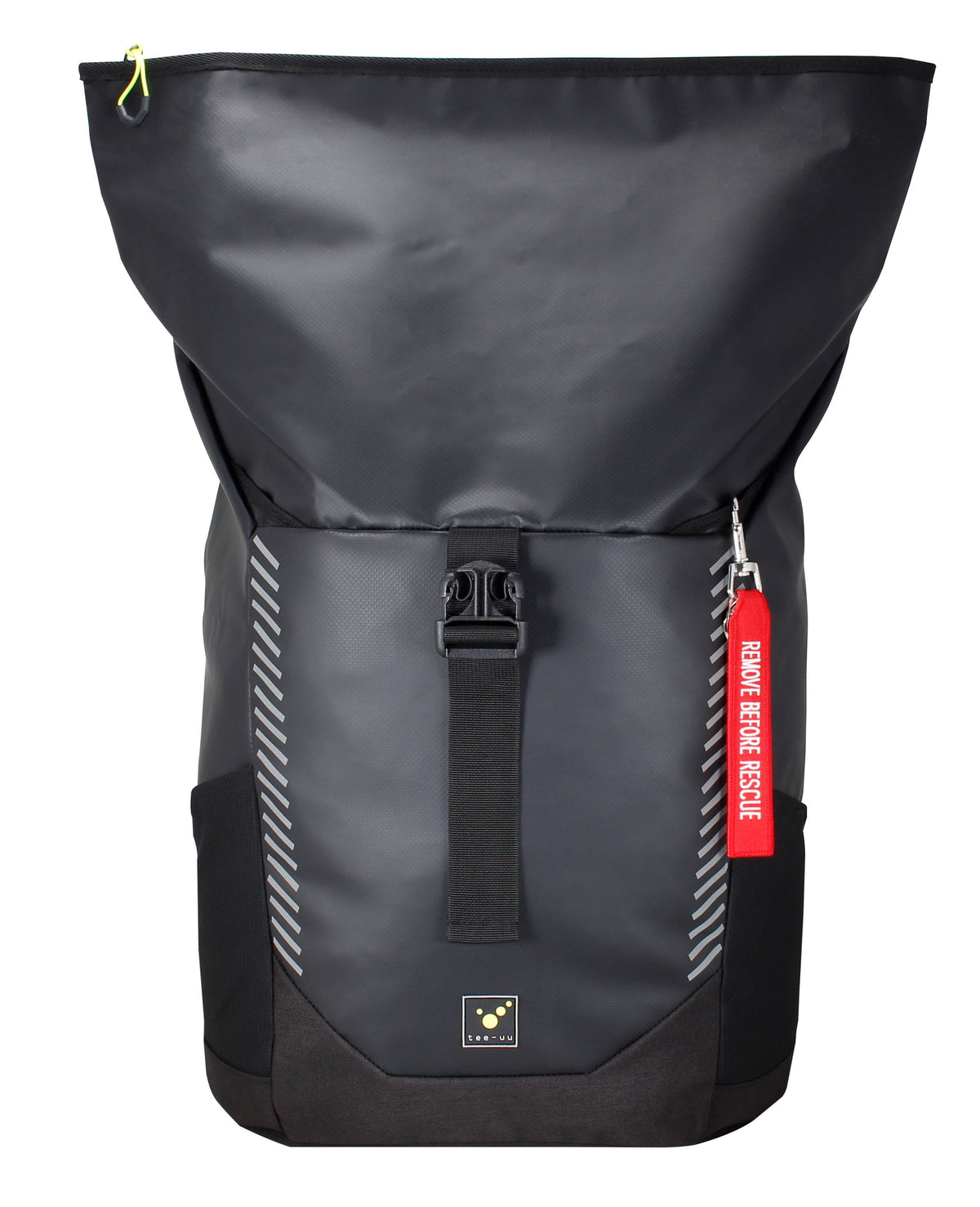 TEE-UU CAROBAG Frontansicht - Rolltop-Rucksack mit MOLLE-System