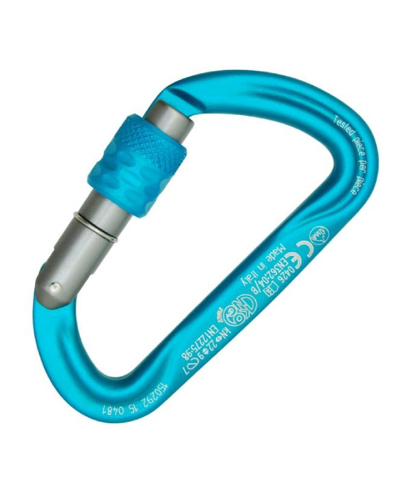 KONG - алюмінієвий карабін ARGON S - SCREW - Kong - синій/порожній - карабін - MTN Shop DACH