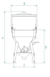 Шкіпер бетонної колони Boscaro з гумовим шлангом BCE - imagen 4
