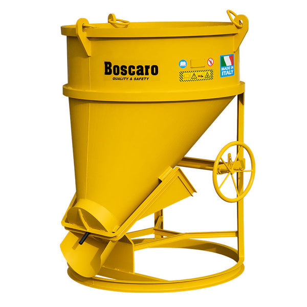 Ківш для бетону Boscaro з боковим вивантаженням на колесах BF-V