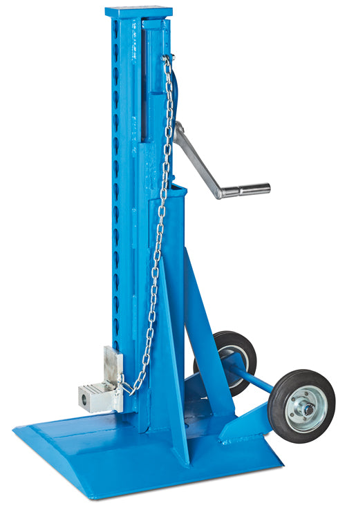 Pfaff-silberblau Karosserie Hebebock KHB (5.000 und 8.000 kg) – Karosserie-Hebeböcke werden zum Abstützen von Fahrzeugbrücken, Wechselaufbauten, Sattelaufliegern und für den Fahrzeugbau und Speditionen verwendet. Erfahren Sie mehr! – Jetzt erhältlich im MTN Shop DE.