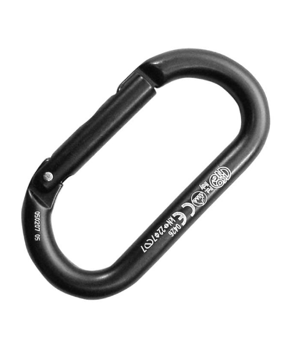KONG - Карабін OVAL ALU - STRAIGHT GATE - Kong - Black/Black - Карабін - MTN Shop ROOF - imagen 2