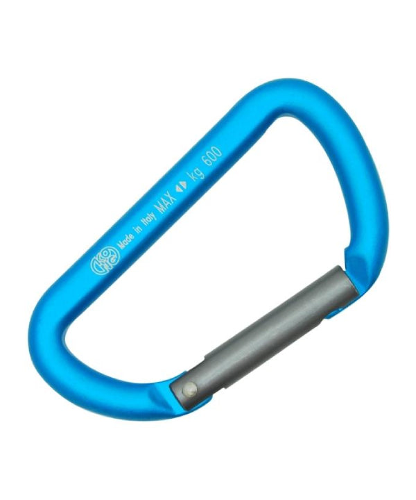 KONG - Materialkarabiner MINI D - Kong - Cyan/Grau - Karabiner - MTN Shop DACH