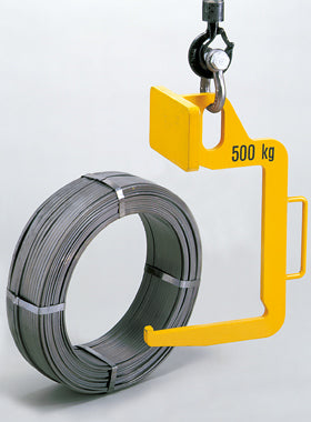 Tigrip® C-Haken TCK – Coils, Rollen, Ringe, Buchsen und dergleichen werden von C-Haken rationell und sicher transportiert. Zinkenlänge und Nutzhöhe der abgebildeten Kontergewicht-Typen berücksichtigen mit den verschiedenen Traglasten die häufig vorkommenden Coilgrößen. Andere Traglasten, Abmessungen und Ausführungen, wie z. B. C-Haken mit automatischem Gewichtsausgleich, sind auf Anfrage erhältl – Jetzt erhältlich im MTN Shop DE.