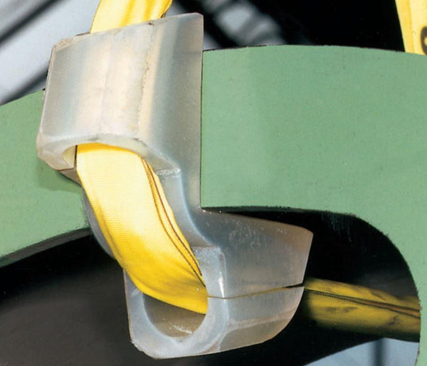 Yale Kantenschutzwinkel PU-KSW (5 Stück) – Aus schnittfestem Polyurethan. 5 Stück Mit Schlitzen zur einfachen Montage und Fixierung auf der Rundschlinge. Wahl aus 30mm oder 50mm Durchmesser. – Jetzt erhältlich im MTN Shop DE.