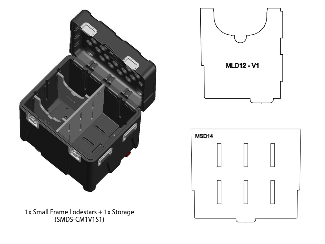 MTN BOX® (klein) Einsätze - MTN - 1x Small Frame Lodestar + 1x Lagerung - MTN BOX - MTN Shop DACH - imagen 7