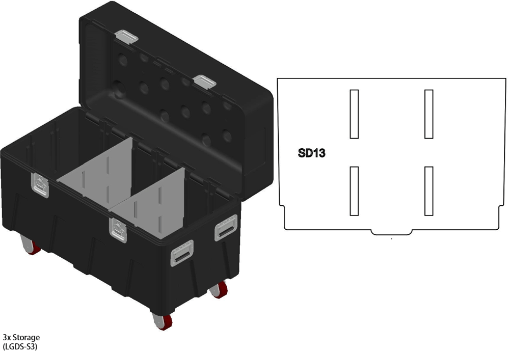 MTN BOX® (великі) вставки - MTN - 3x зберігання - MTN BOX - MTN Shop ROOF