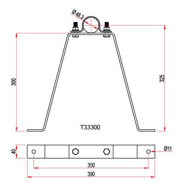 Doughty Rohr-Wandhalterungen (Stahl)- Doughty Engineering - Rigging-Geräte - MTN Shop DACH - imagen 4