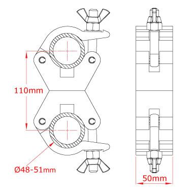 Паралельна муфта Doughty 48 мм - Doughty Engineering - Такелажне обладнання - MTN Shop DACH - imagen 3