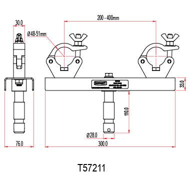 Doughty Feste Traverse Adapter - Doughty Engineering - Rigging-Geräte - MTN Shop DACH - imagen 3