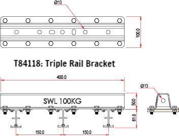 Doughty Studio Rail - Підвісне кріплення - Doughty Engineering - Такелажне обладнання - MTN Shop DACH - imagen 6