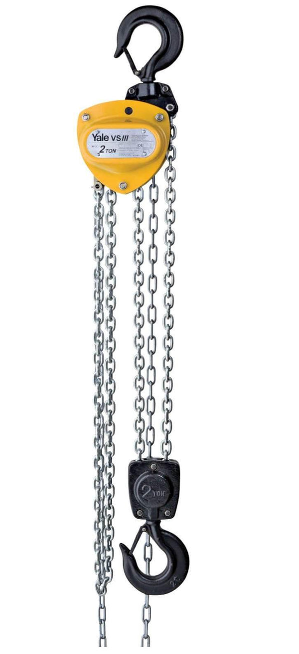 Yale VSIII Chain Block 2 Ton. Supplied by MTN Shop EU