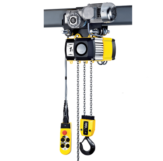 Yale Electric Chain Hoist 1 Ton, 8m/min (CPV/CPVF). Supplied by MTN Shop EU