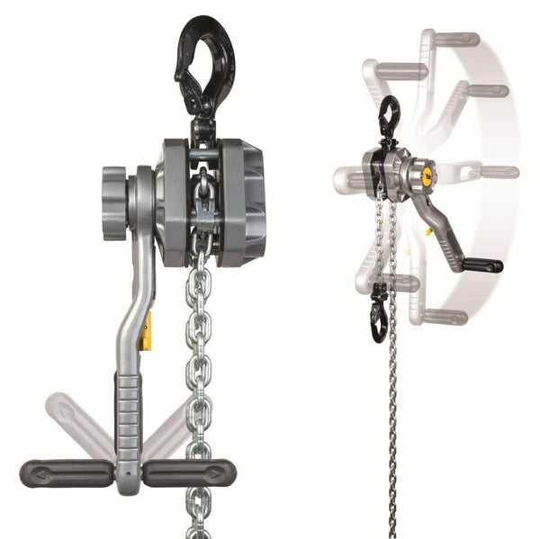 Yale ERGO 360 (Ratchet Lever Hoist). Capacity: 750kg-6000kg. Supplied by MTN Shop EU