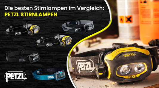 Die besten Stirnlampen im Vergleich: Petzl Stirnlampen