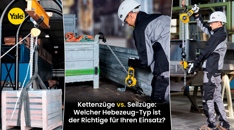 Beiträge-Kettenzüge vs. Seilzüge: Welcher Hebezeug-Typ ist der Richtige für Ihren Einsatz? - Jetzt erhältlich im MTN Shop DE