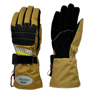 Askö Master Feuerwehrhandschuh mit kurzer Stulpe in Beige