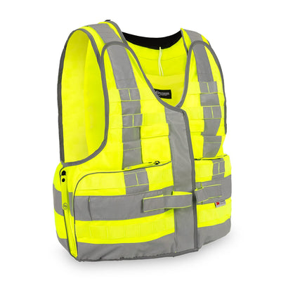 Elite Bags VISIBILITY VEST Einsatzweste **  (DIN ISO 20471) medizinische Tasche fuer Rettungsdienst und Notfallausruestung