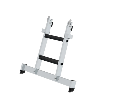 Munk Stufen-Glasreinigerleiter Unterteil nivello-Traverse & clip-step R13