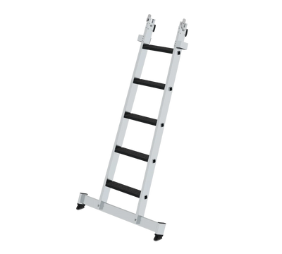 Munk Stufen-Glasreinigerleiter Unterteil nivello-Traverse & clip-step R13 – zweites Bild