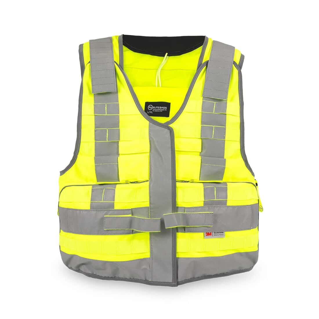 Elite Bags VISIBILITY VEST Einsatzweste **  (DIN ISO 20471) Seitenansicht der medizinischen Ausruestungstasche - imagen 3
