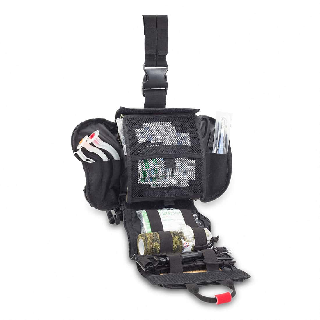 Elite Bags QUICKAID Oberschenkelholster Detailansicht medizinische Tasche fuer Erste Hilfe und Rettungsdienst - imagen 13