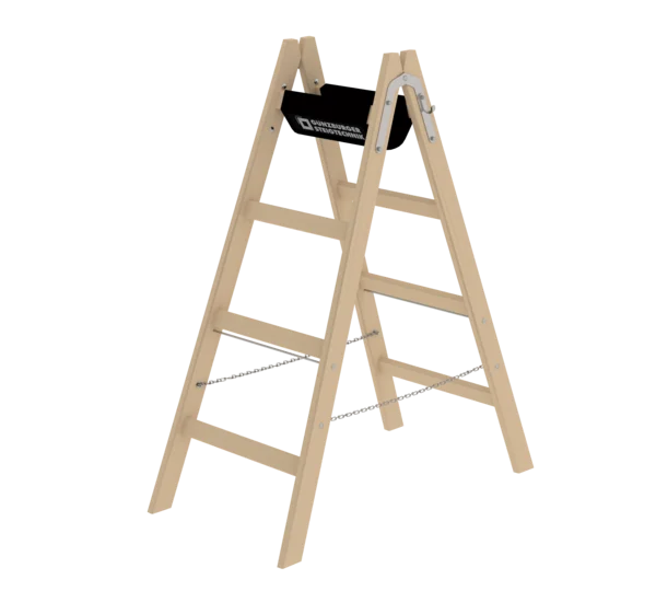 Munk Sprossen-Stehleiter Holz - imagen 7