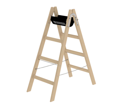Munk Sprossen-Stehleiter Holz