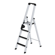 Munk Stufen-Stehleiter einseitig begehbar mit clip-step – Hochwertige Alu-Leiter mit rutschhemmenden Clip-Step Stufen, ergo-pad® Griffzone & 150 kg Tragkraft. Sicher & komfortabel arbeiten – jetzt bestellen! – Jetzt erhältlich im MTN Shop DE. - imagen 2