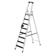 Munk Stufen-Stehleiter einseitig begehbar mit clip-step – Hochwertige Alu-Leiter mit rutschhemmenden Clip-Step Stufen, ergo-pad® Griffzone & 150 kg Tragkraft. Sicher & komfortabel arbeiten – jetzt bestellen! – Jetzt erhältlich im MTN Shop DE. - imagen 6
