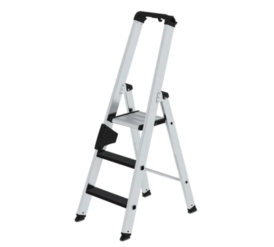 Munk Stufen-Stehleiter einseitig begehbar mit clip-step R13