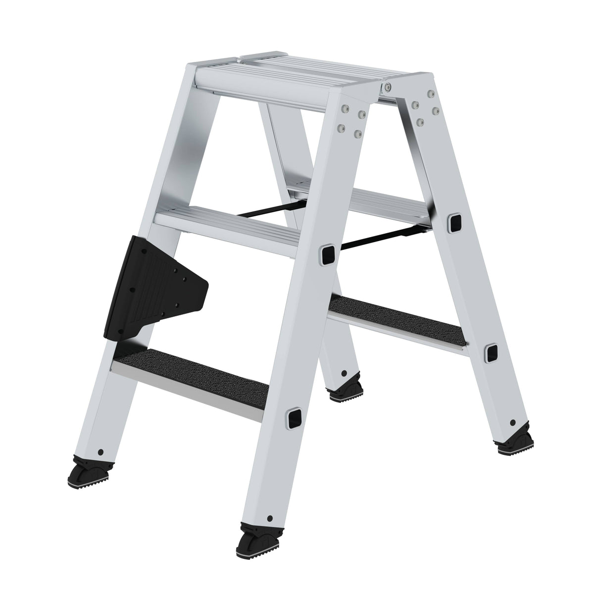 Munk Stufen-Stehleiter beidseitig begehbar mit clip-step R13 – – Jetzt erhältlich im MTN Shop DE.