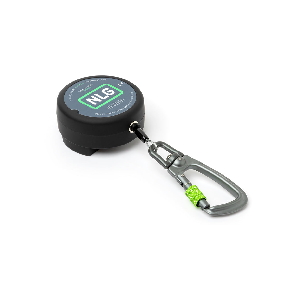 NLG Heavy-Duty, selbstaufrollendes Werkzeuglanyard mit Karabiner - imagen 3