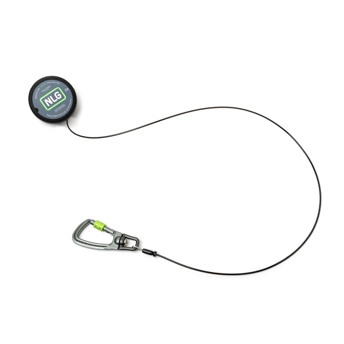NLG Heavy-Duty, selbstaufrollendes Werkzeuglanyard mit Karabiner - imagen 4