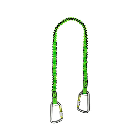 NLG GO Bungee Werkzeug Fangleine, Doppel Karabiner – (5 Pack)