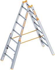 Layher Treppenstehleiter TOPIC – Layher Treppenstehleiter TOPIC: Mit einfach verstellbaren Holmverlängerungen für flexiblen Einsatz. Robuste, sichere Stehleiter für alle Höhen. Jetzt kaufen! – Jetzt erhältlich im MTN Shop DE. - imagen 3