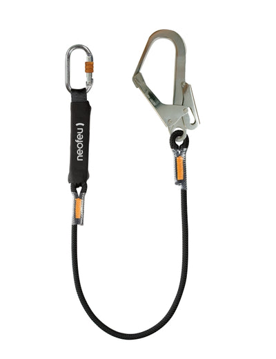 Neofeu Energieabsorber mit integriertem fixem Lanyard in Kernmantelseil ABS'O (1m) – – Jetzt erhältlich im MTN Shop DE.