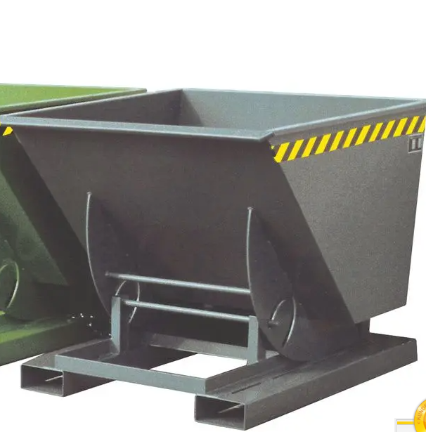 Bauer Südlohn Kippbehälter AK 100 – Robuster Behälter mit Abrollmechanismus, ideal für sicheres Kippen per Seilzug. Stapler- & Hubwagen-kompatibel. Jetzt effizient entsorgen! – Jetzt erhältlich im MTN Shop DE.