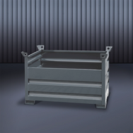 Eichinger Vollwand-Stapelpalette 1322 RAL7016 - imagen 5