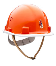 VOSS Schutzhelm Jugendfeuerwehrhelm in Orange mit beigem Riemen und dem offiziellen farbigen Jugendfeuerwehr-Abzeichen. - imagen 7