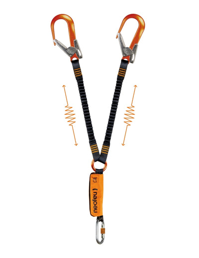 Neofeu Schockabsorber mit integriertem elastischen Y-Lanyard – zweites Bild
