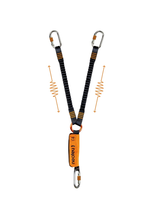 Neofeu Schockabsorber mit integriertem elastischen Y-Lanyard – – Jetzt erhältlich im MTN Shop DE.